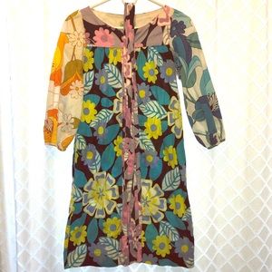 Anthropologie floral dress
